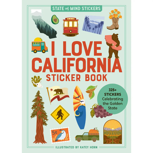 I Love California Sticker Book