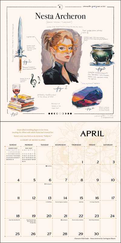 Court of Thorns and Roses Officially Licensed Fan Art 2027 Wall Calendar