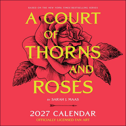 Court of Thorns and Roses Officially Licensed Fan Art 2027 Wall Calendar
