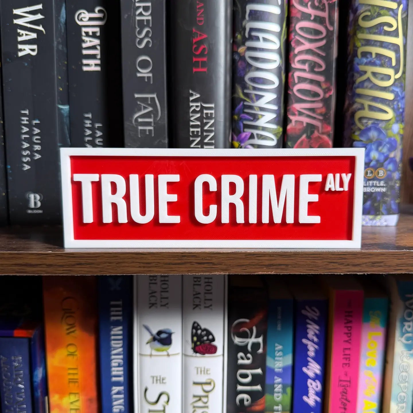 Bookshelf Street Sign