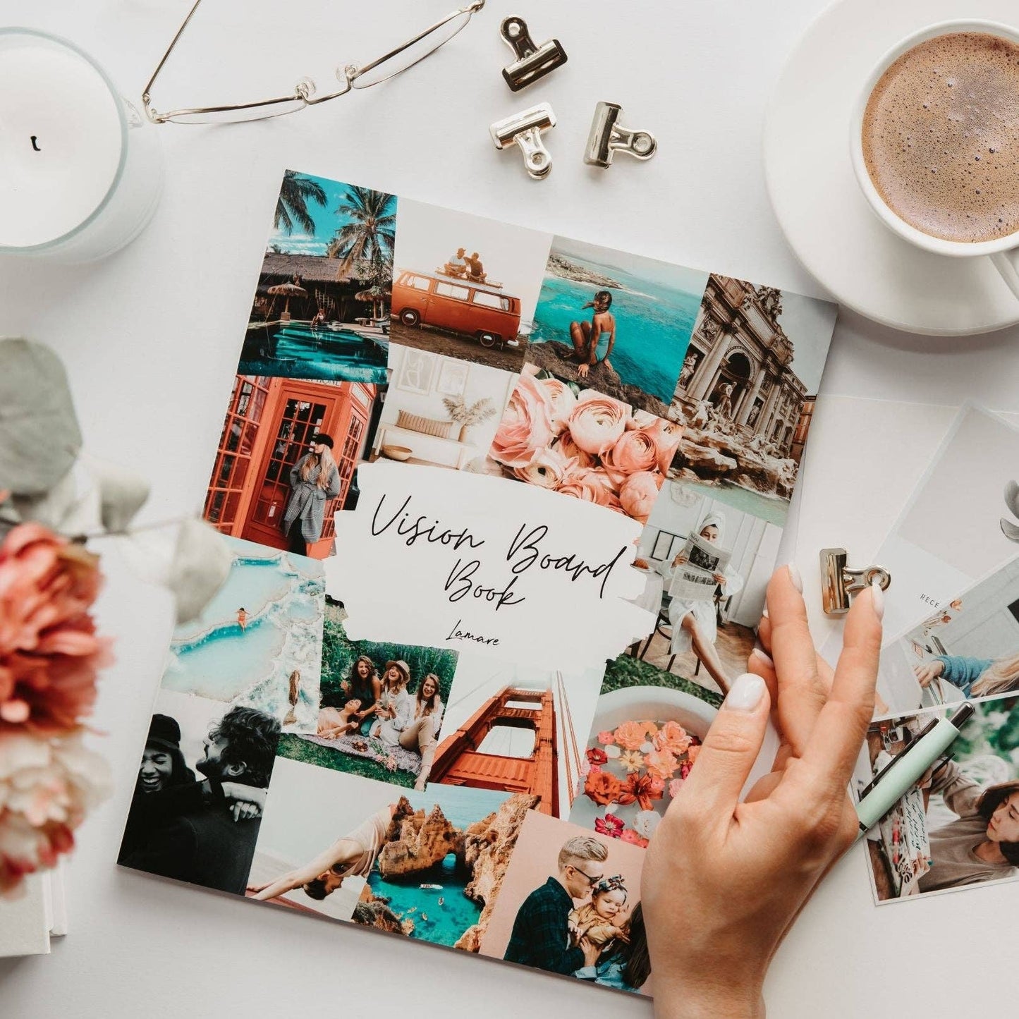 Vision Board Book - for Manifesting, Crafting, and Scrapbooking