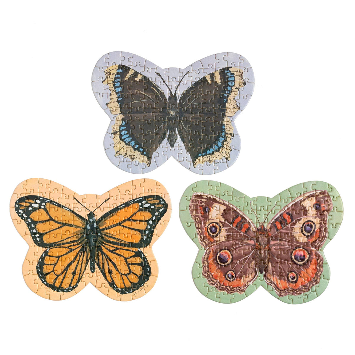 Butterfly Mini Puzzle – 100 Pieces (set of 3)