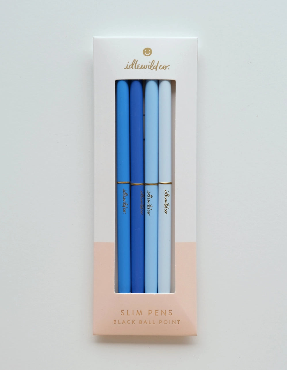 Slim Ball Point Pens Set by Idlewild Co.