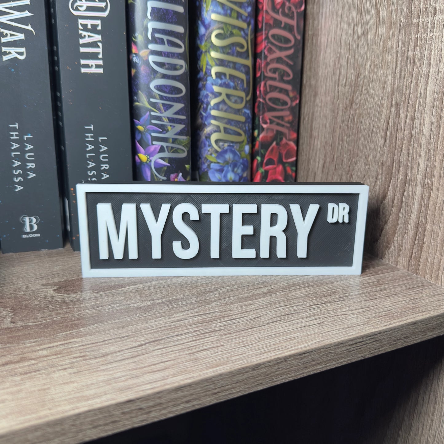 Bookshelf Street Sign